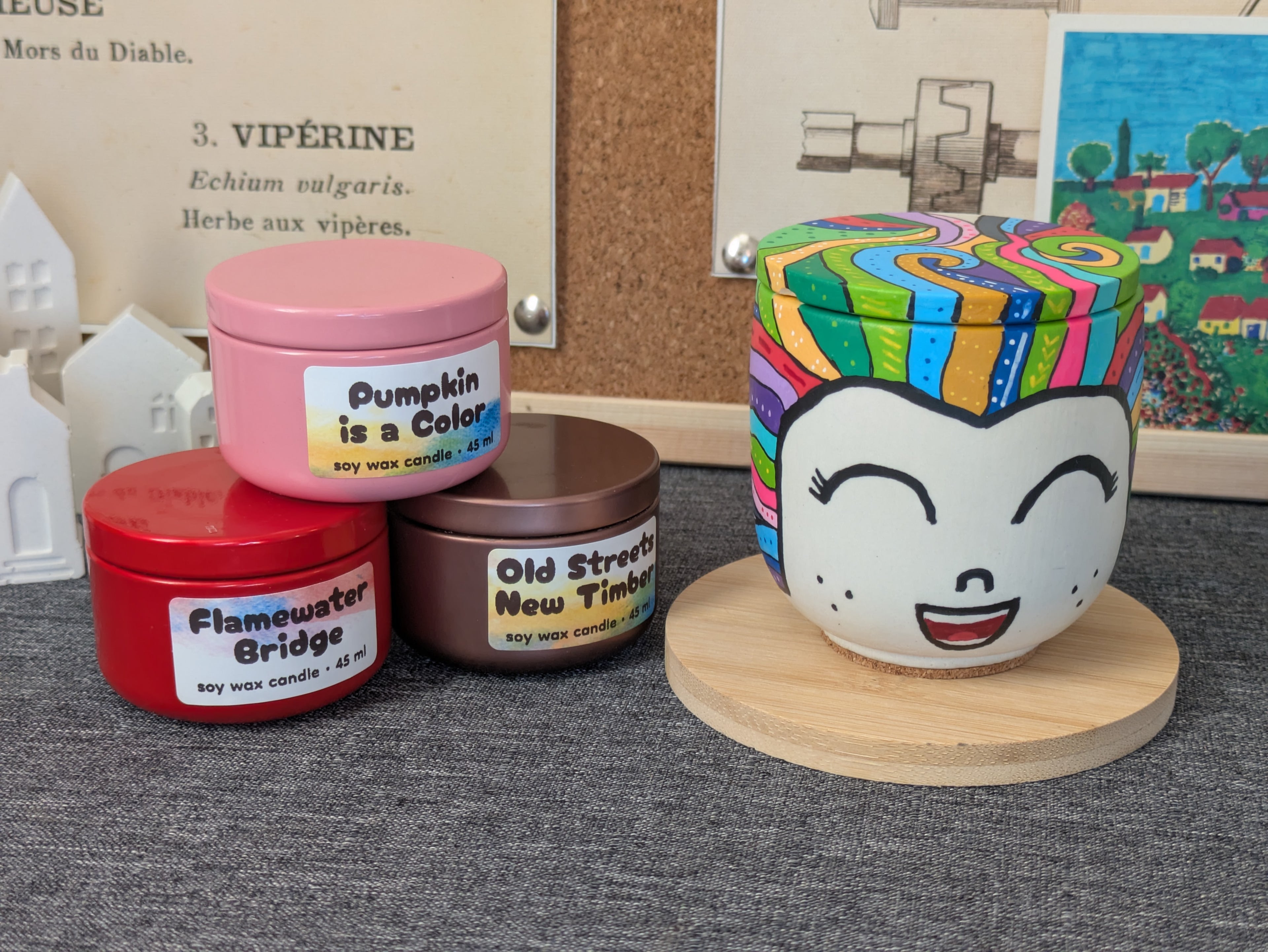 Rainbow Hair Externita Jar with 3 Refills