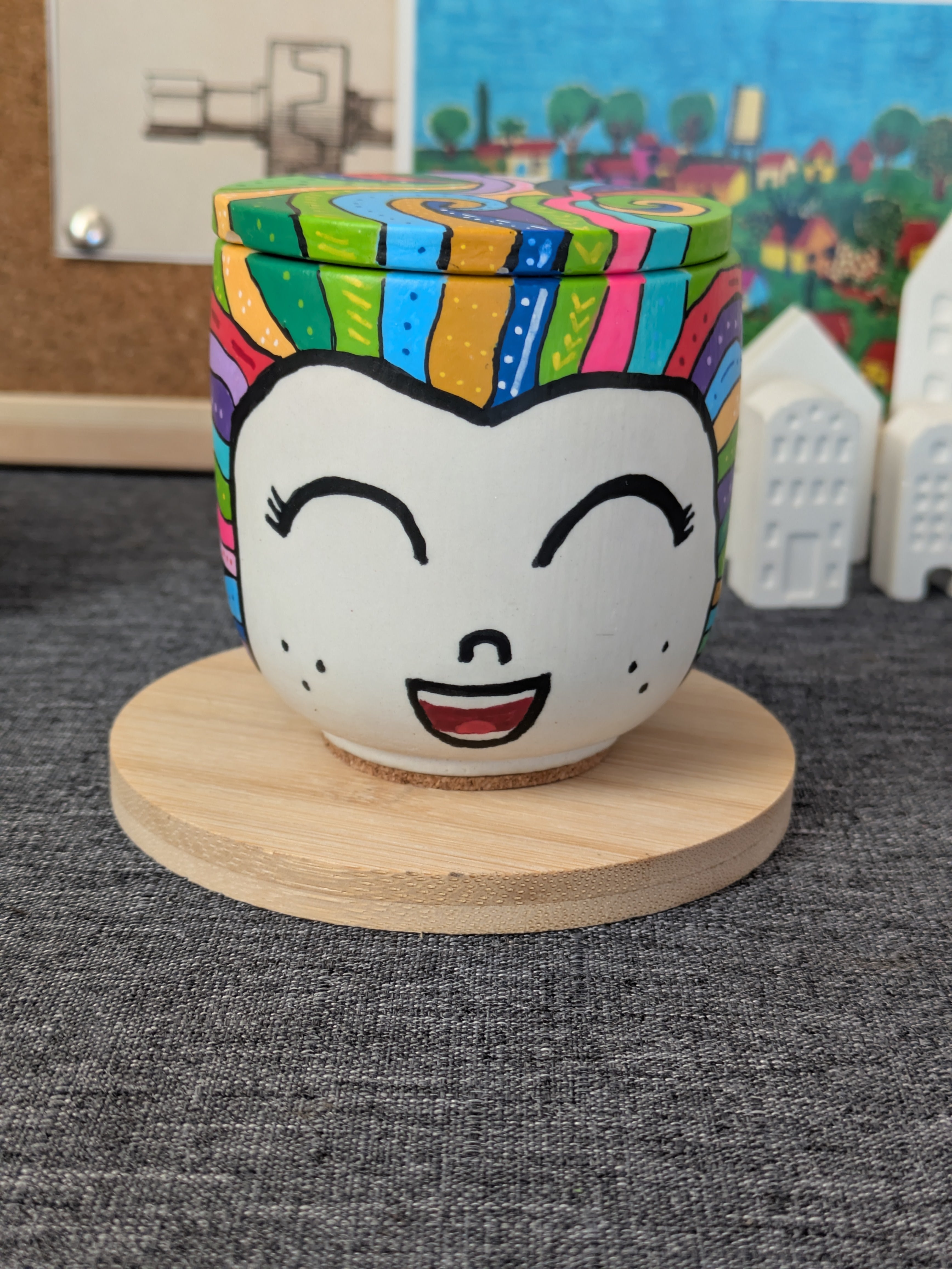 Rainbow Hair Externita Jar with 3 Refills