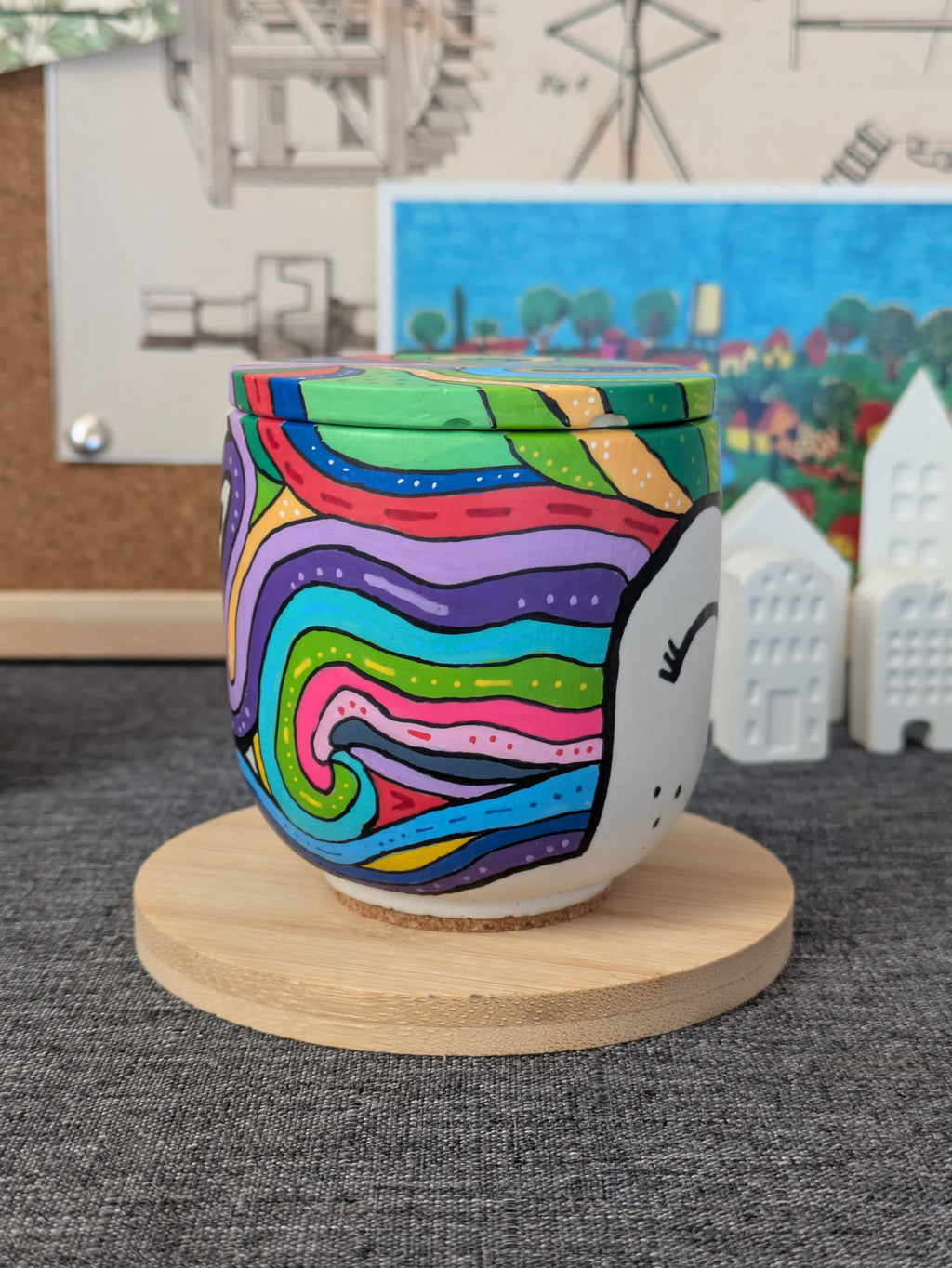 Rainbow Hair Externita Jar with 3 Refills