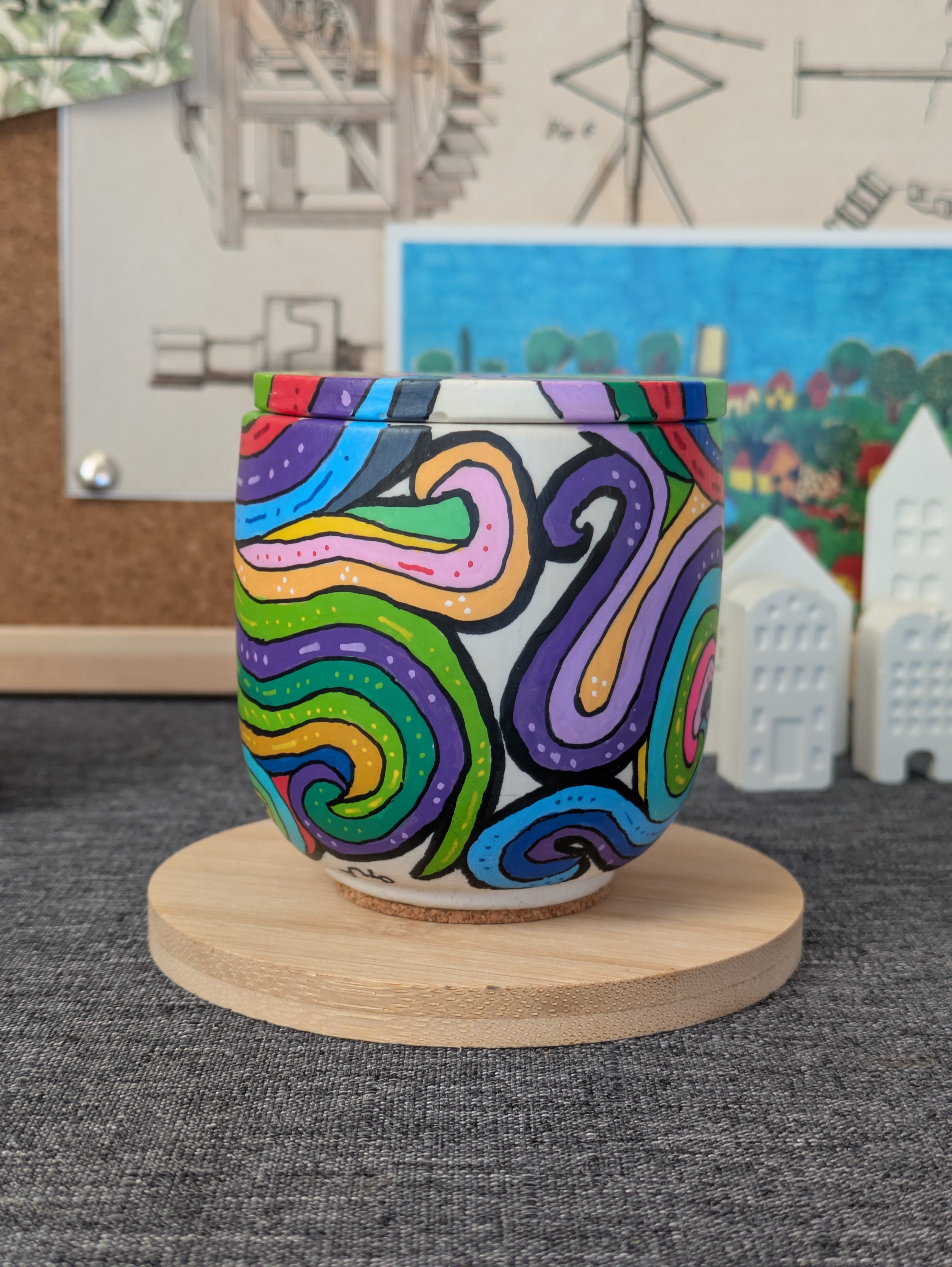 Rainbow Hair Externita Jar with 3 Refills