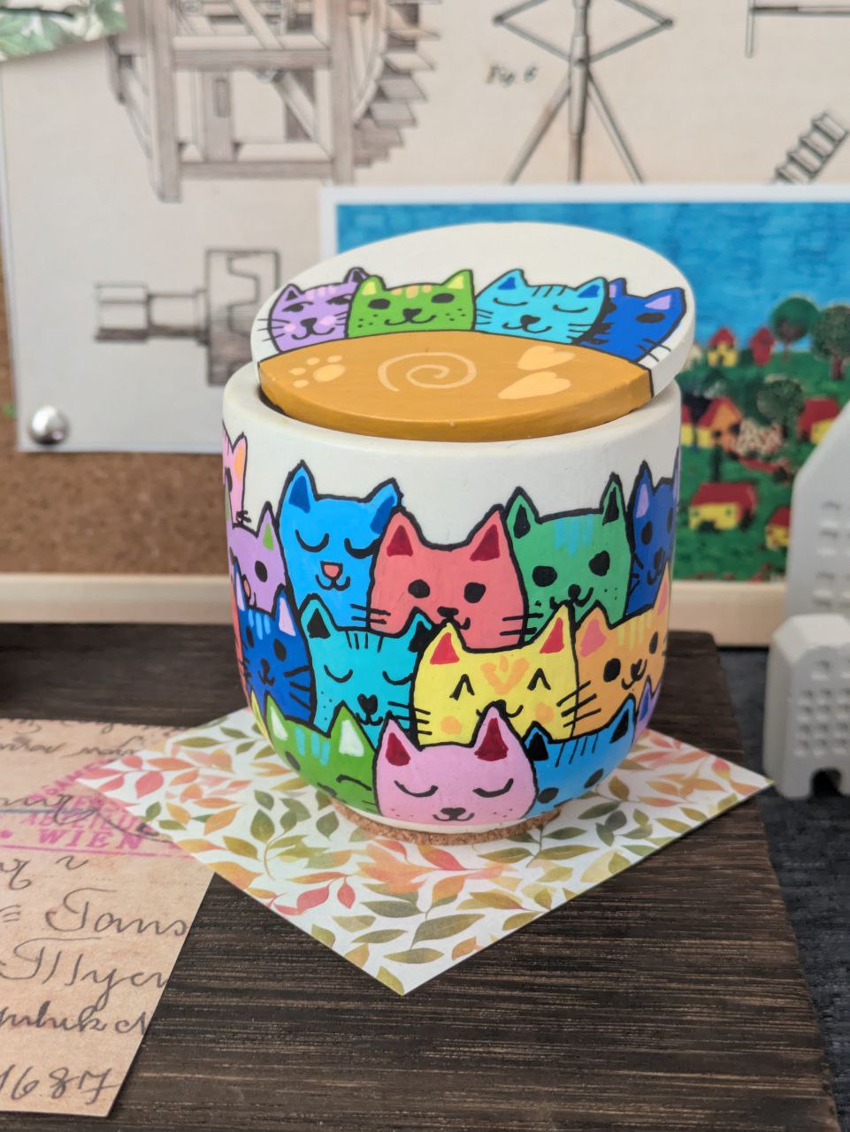 Kitty Paw Externita Jar with 3 Refills
