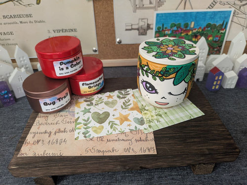 Floral Externita Jar with 3 Refills