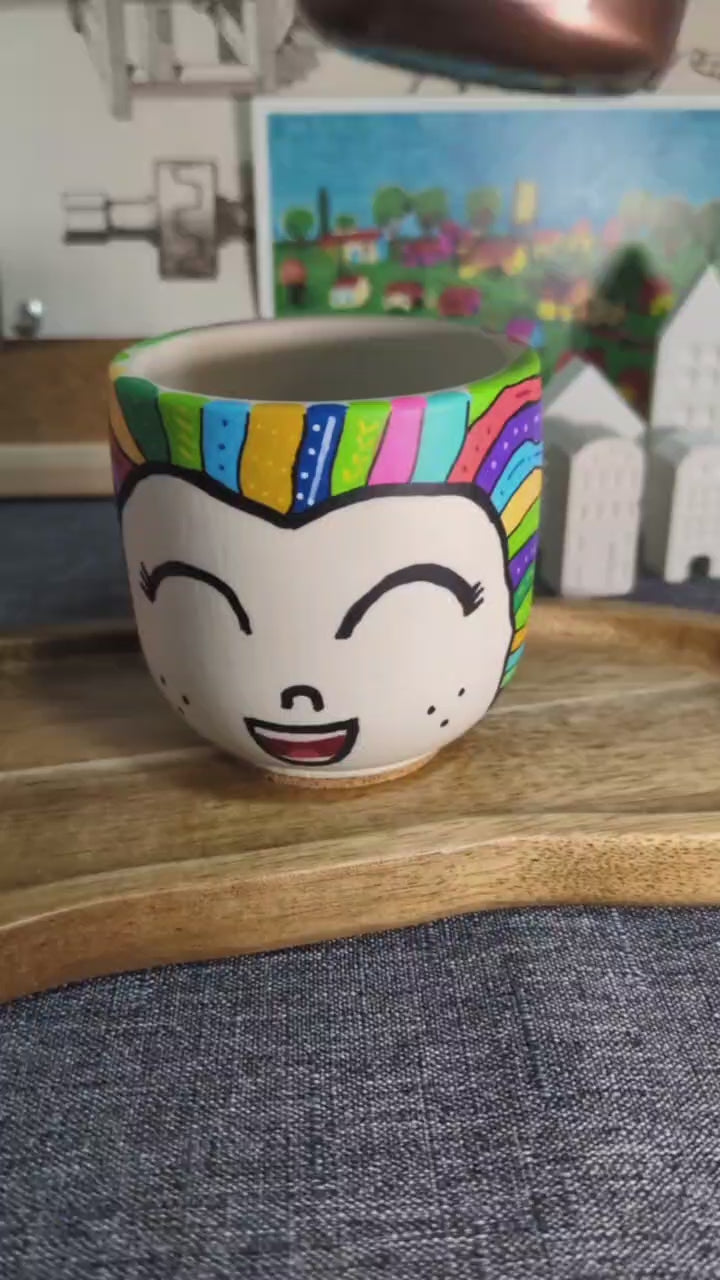 Rainbow Hair Externita Jar with 3 Refills