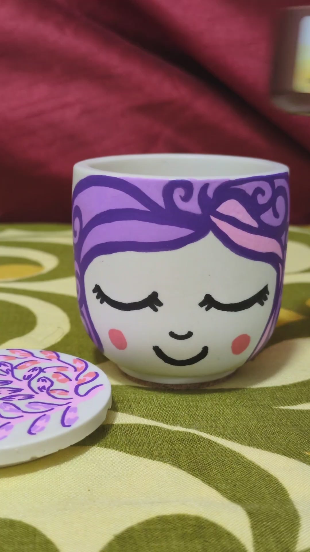 Purple Curls Externita Jar with 3 Refills